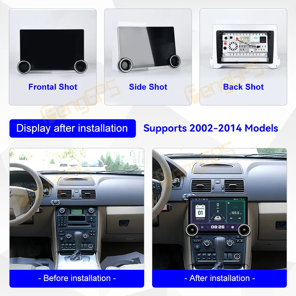 11.5 Inch Screen Car Radio For Volvo XC90 2002-2014 Android Auto GPS Navigation Multimedia Video Stereo Receiver Head Unit - view 4