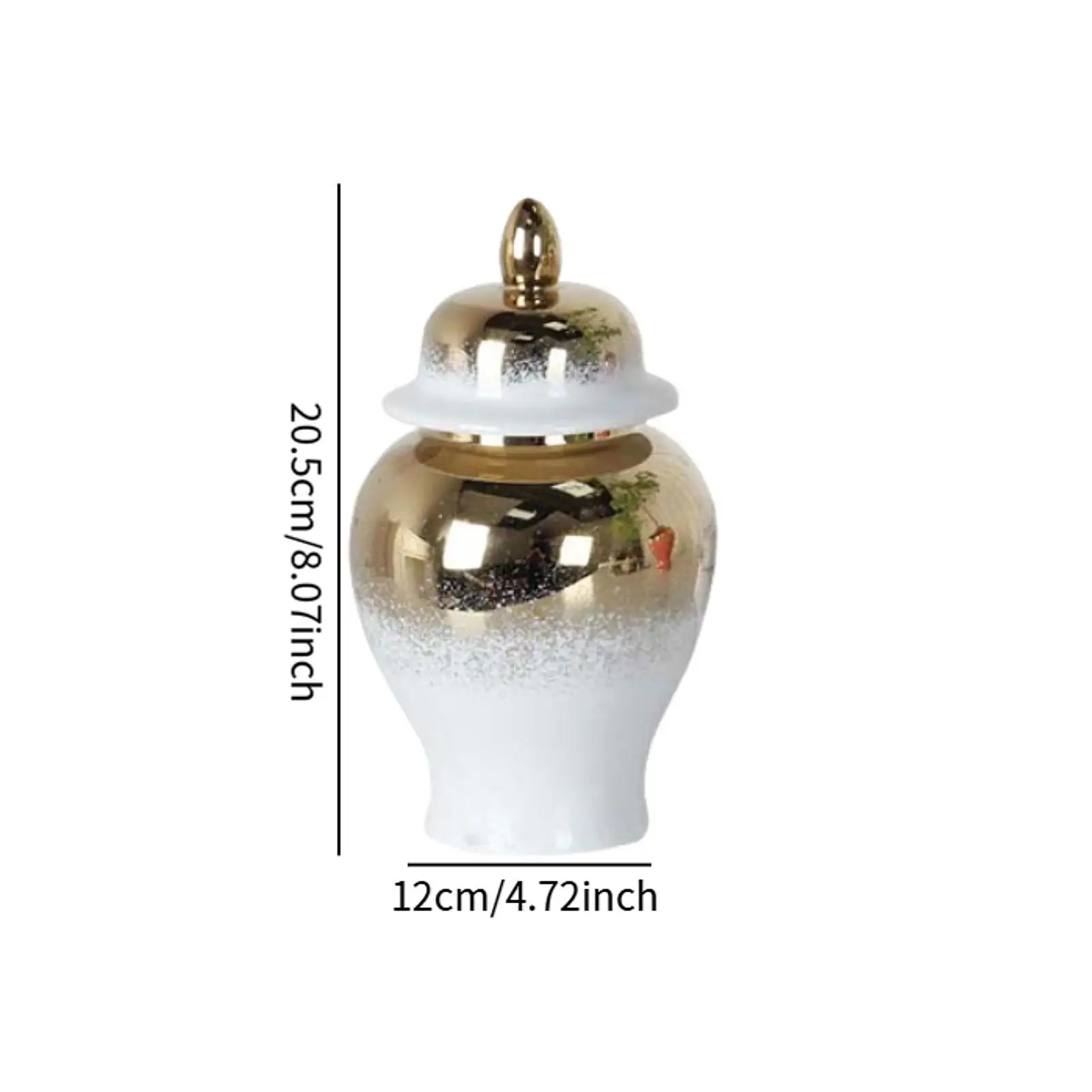 جرة الزنجبيل الصينية حامل النباتات المنظم السيراميك المغطاة جرة زهرية الشاي تخزين جرة لترتيب المنزل الأزهار حفلات الزفاف غرفة نوم #6