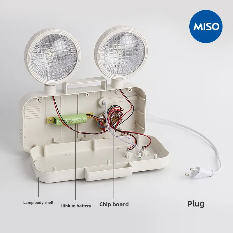 Emergency Lighting Double Head Lamp Hot Selling Foreign Trade Led Fire Emergency Light Staircase Corridor Fire Lighting Fixture