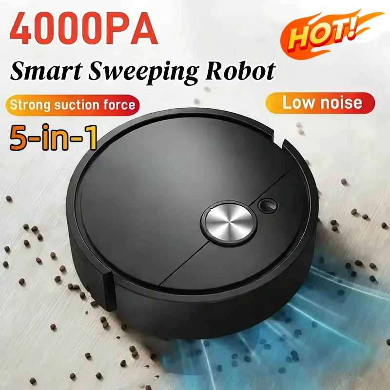 2026 Model Sweeping Robot Automatic Home Mini Cleaning Machine USB Charging Smart Sweep Mop 5-In-1 Vacuum Cleaner New