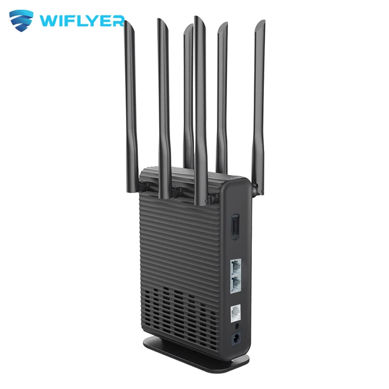 4G SIM Router WE2805-E 1200mbps 300MBPS Modem WAN LAN SIM Inside WiFi External Signal Amplifier High Gain Antenna