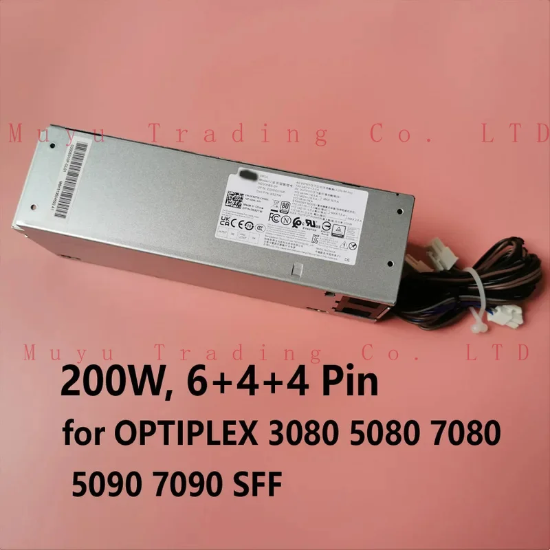 

New For Optiplex 3080 5080 7080 5090 7090 SFF 200W Power Supply Adapter PSU H200EBS-01 L200EBS-01 H200EPS-01 K92TW 5TVM5 52C2P