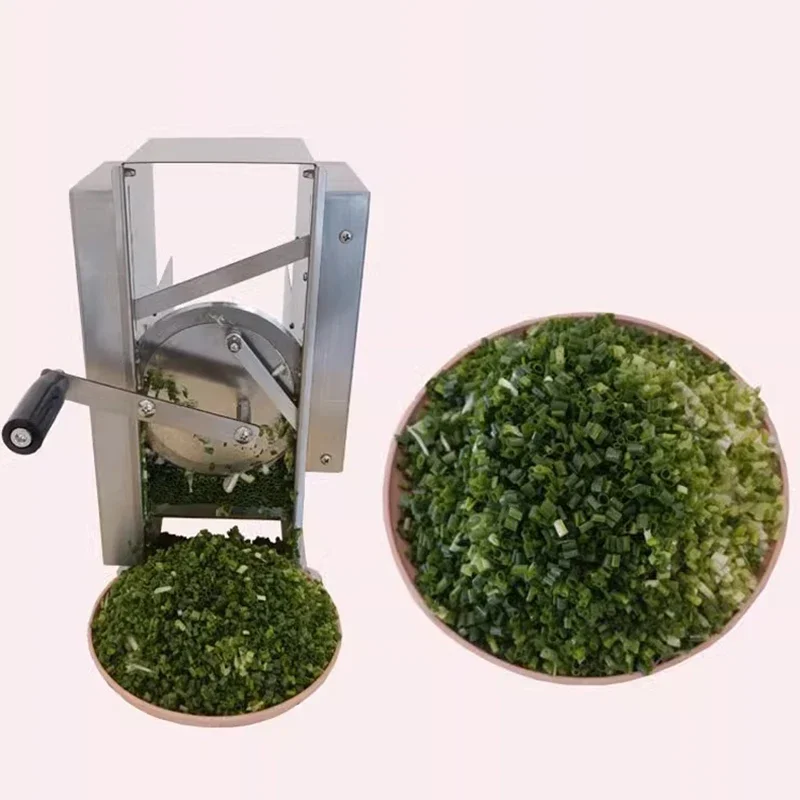 Vegetable cutting machine manual commercial small onion cutter cut leek cut sauerkraut cut section diced canteen with stainless
