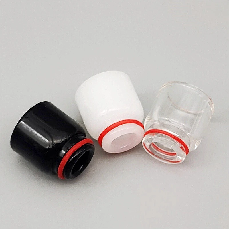 

1 шт. 810 стеклянная керамическая капельная насадка с одним резиновым кольцом, соломенное соединение большого калибра