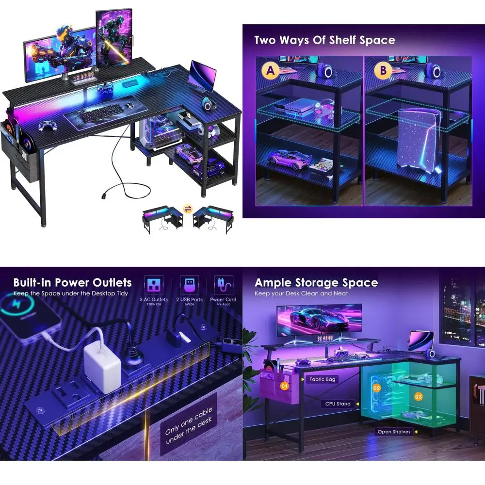 48 Led-Lit L-Shape …