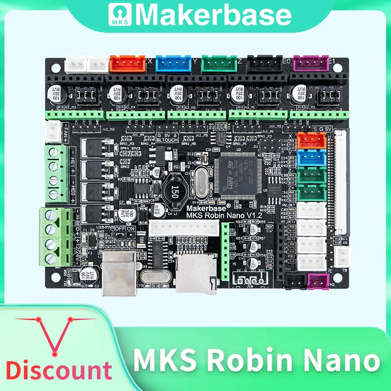 Makerbase MKS Robin Nano V1.2 32Bit płyta sterowania 3D drukarki części wsparcie Marlin2.0 3.5 ekran dotykowy tft podgląd Gcode