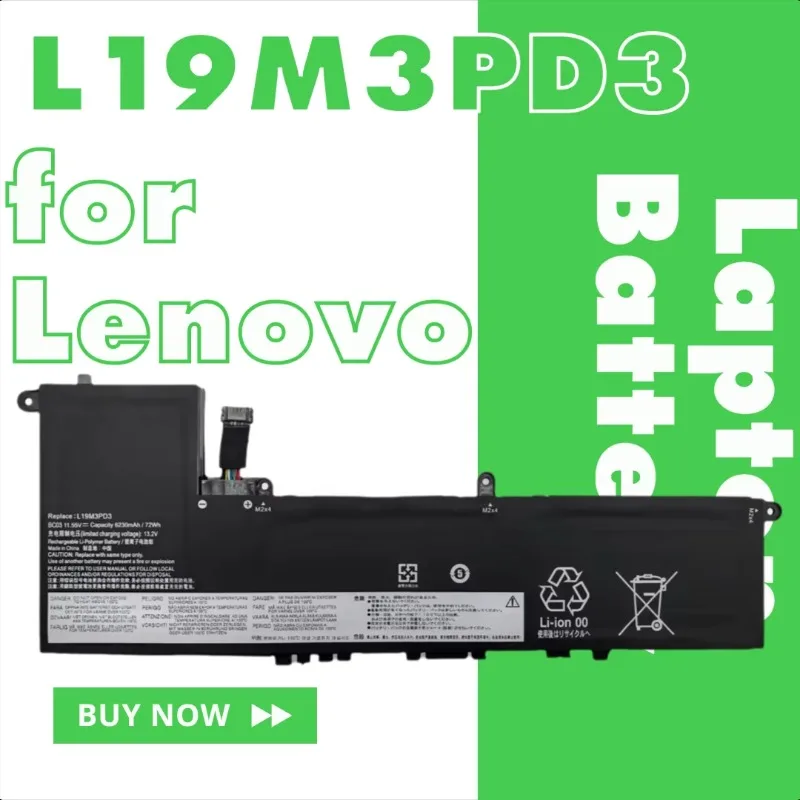 

Brand New Laptop Battery for Lenovo Xiaoxin Pro-13 2019/2020/2021 L19M3PD3