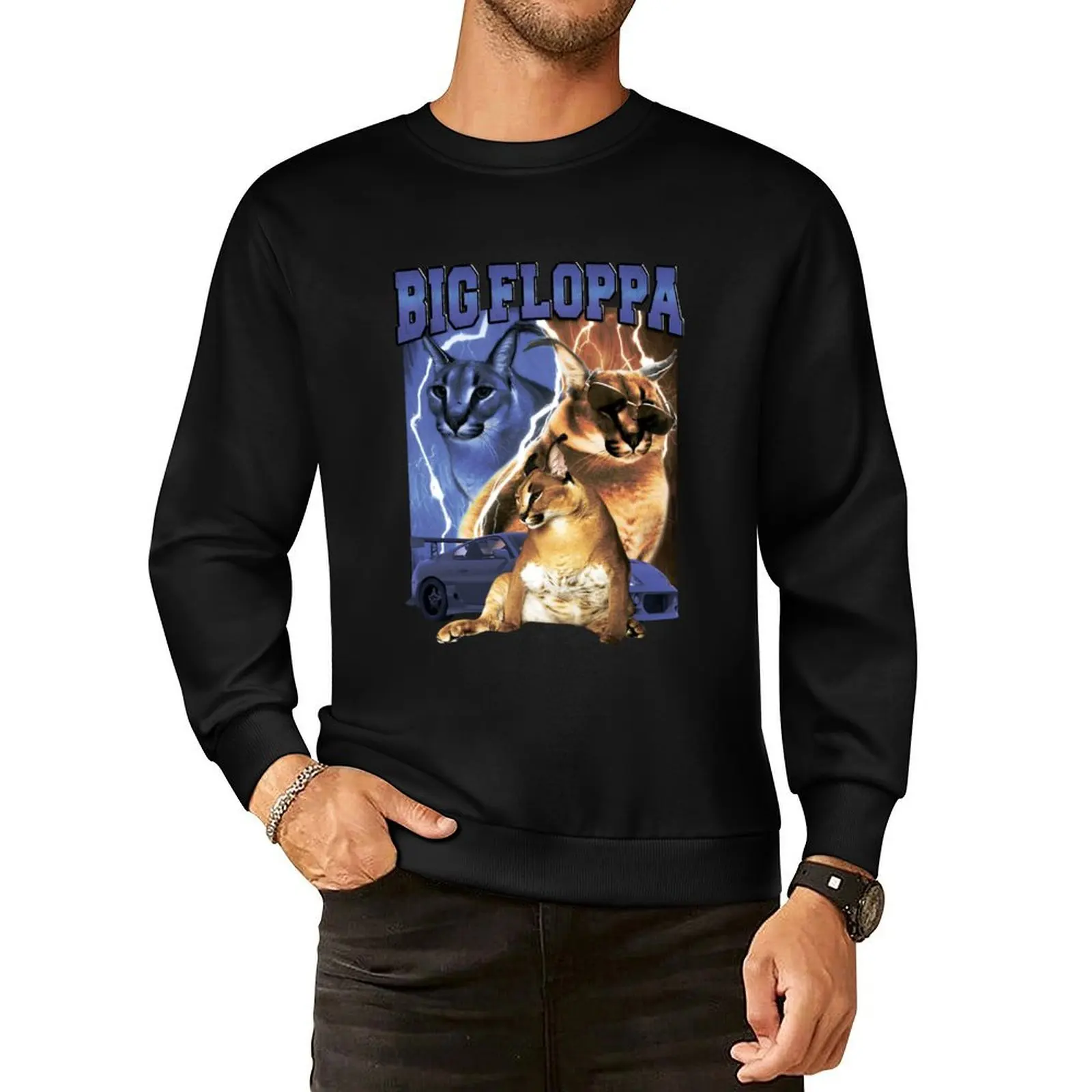 

BIG FLOPPA VINTAGE RAP Pullover Hoodie korean autumn clothes tracksuit sweatshirt men