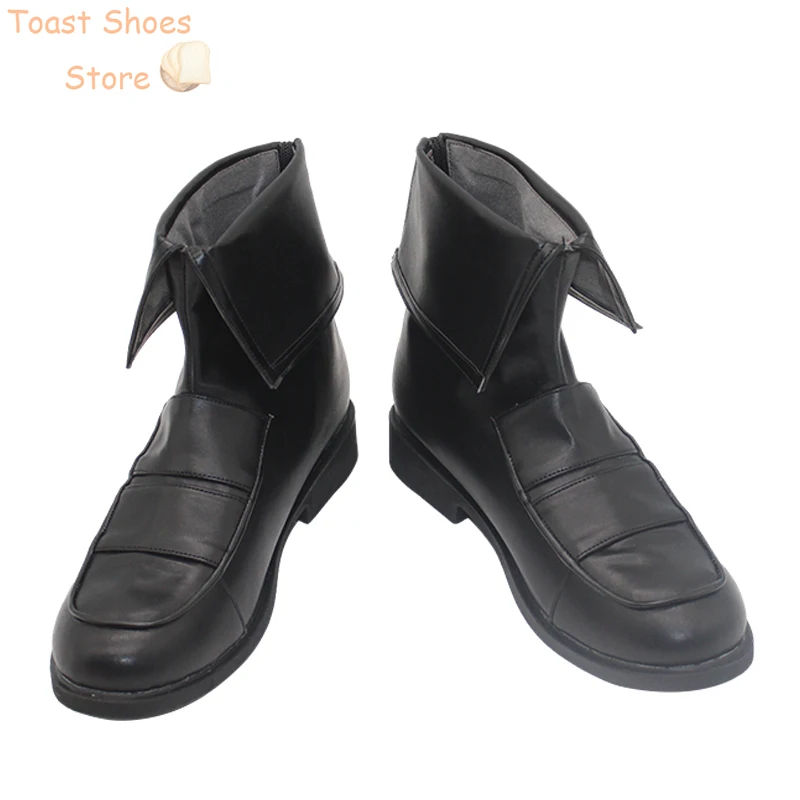 Ky Kiske scarpe Cosplay scarpe in pelle PU stivali di carnevale di Halloween Cosplay Prop Costume Prop