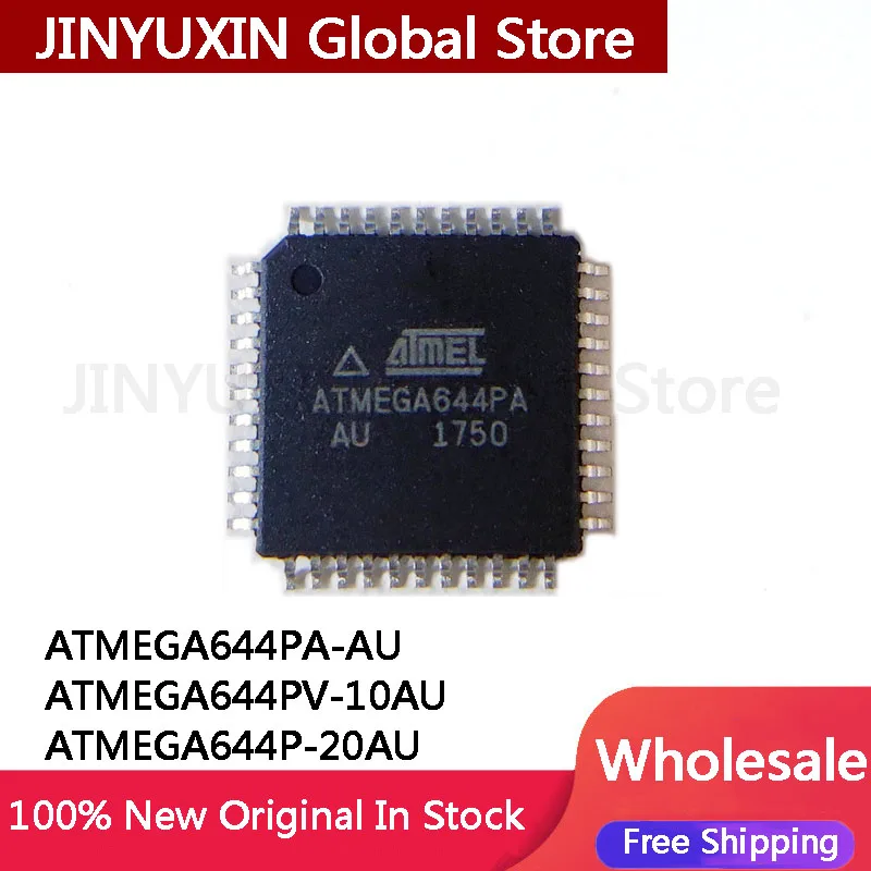 2Pcs New Original ATMEGA644PA ATMEGA644PA-AU ATMEGA644PV-10AU ATMEGA644P-20AU ATMEGA644 IC Chip Wholesale