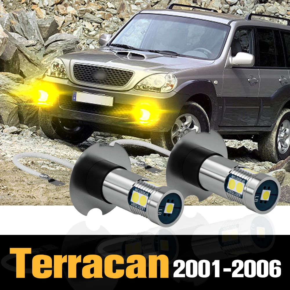 

2pcs Canbus LED Fog Light Lamp Accessories For Hyundai Terracan 2001-2006 2002 2003 2004 2005