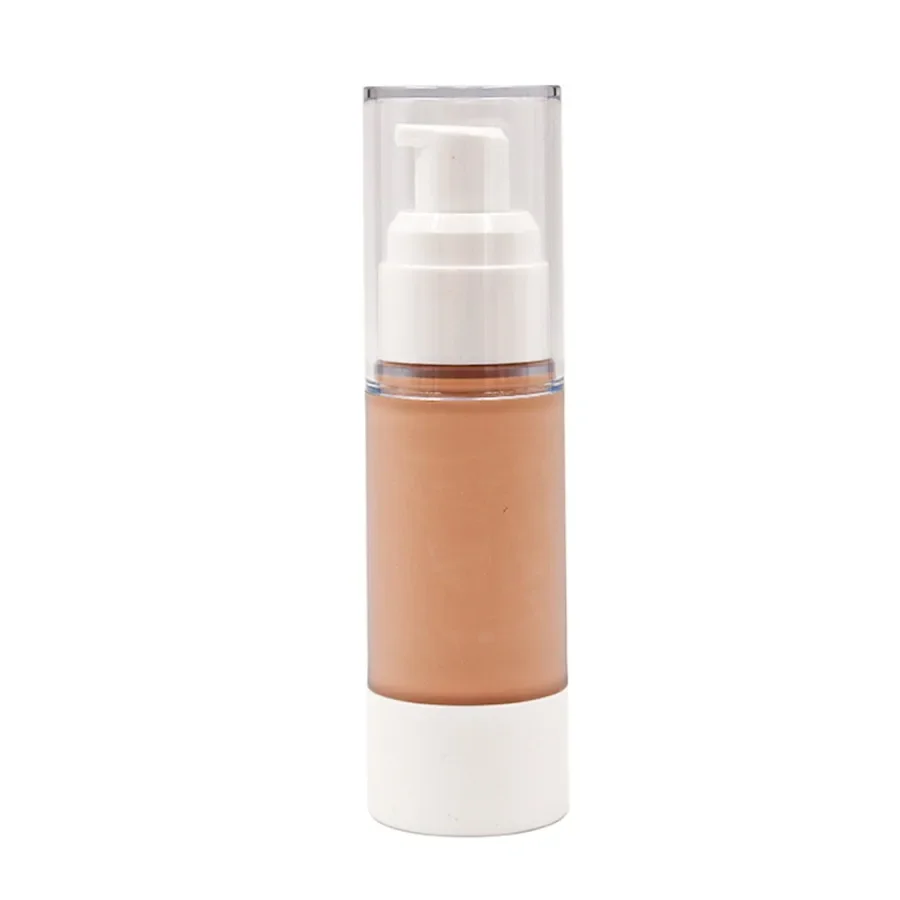 Private Label Pressed-tube Liquid Foundation Full Coverage Long Lasting Easy To Wear Waterproof Oil Control Lightweight Makeup