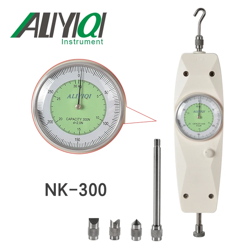 

ALIYIQI Brand NK-300 300N Analog Push Pull Force Gauge Dynamometer Measuring Instruments High Quality Dynamometer