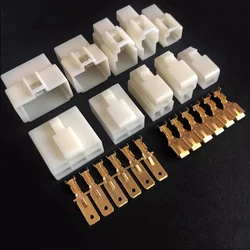 5Sets Electric Vehicle, Motorcycle, Car Connector Plug, 6.3mm Connector, 1P2P3P4P6P, High Current Male Female Kit Plug