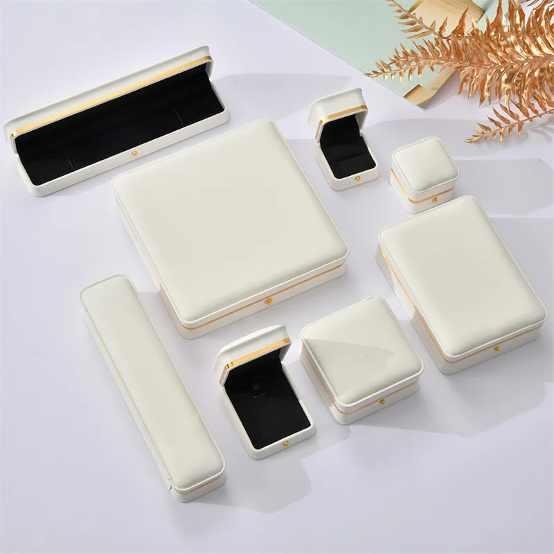 High Quality Jewelry Storage Box Ring Necklace Bracelet Separate Packaging Jewelry Organizer Display Travel Jewelry Case Boxes