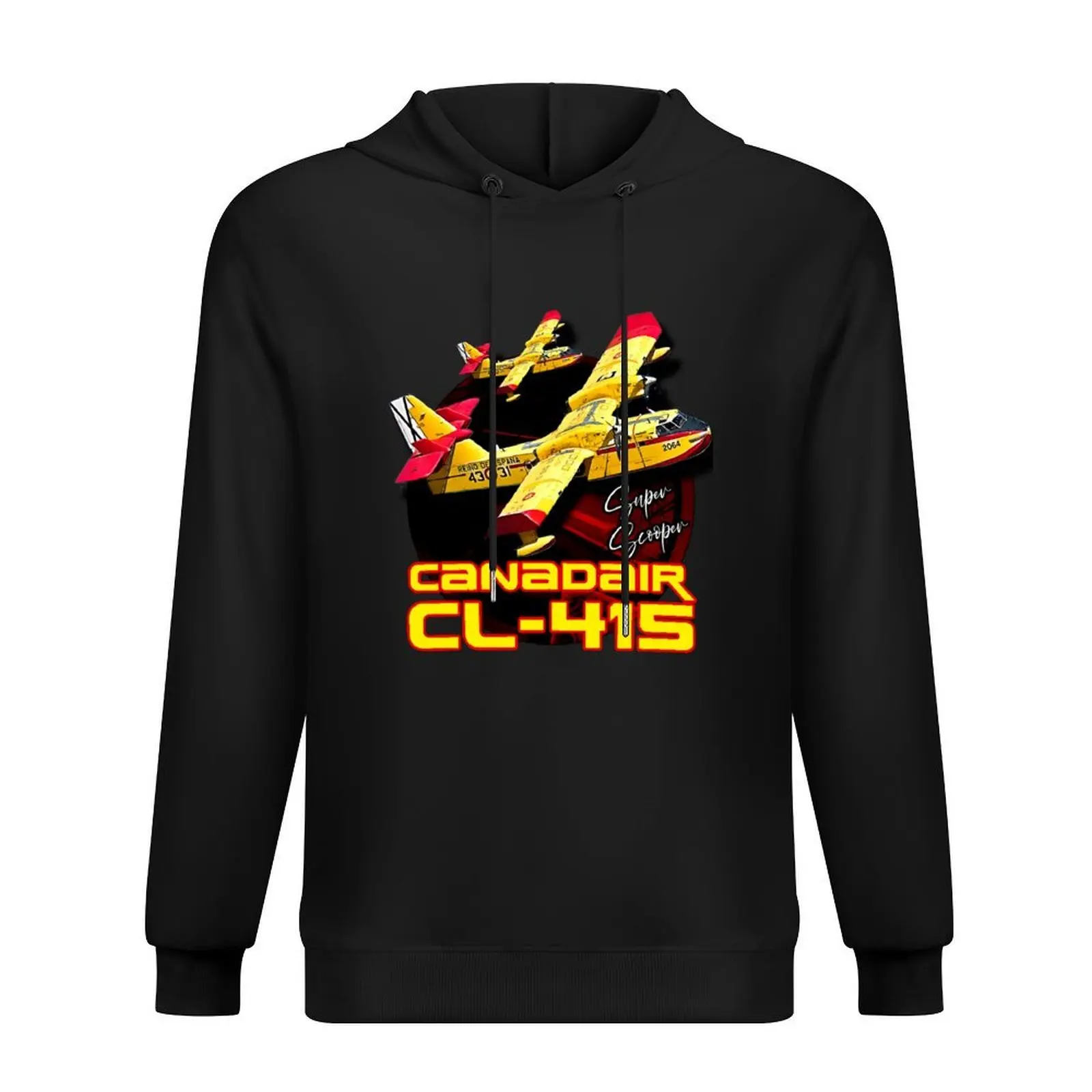 

Canadair cl-415 Super Scooper firebomber Aircraft Hoodie winter clothes clothes for men men clothes blouse new hooded tee