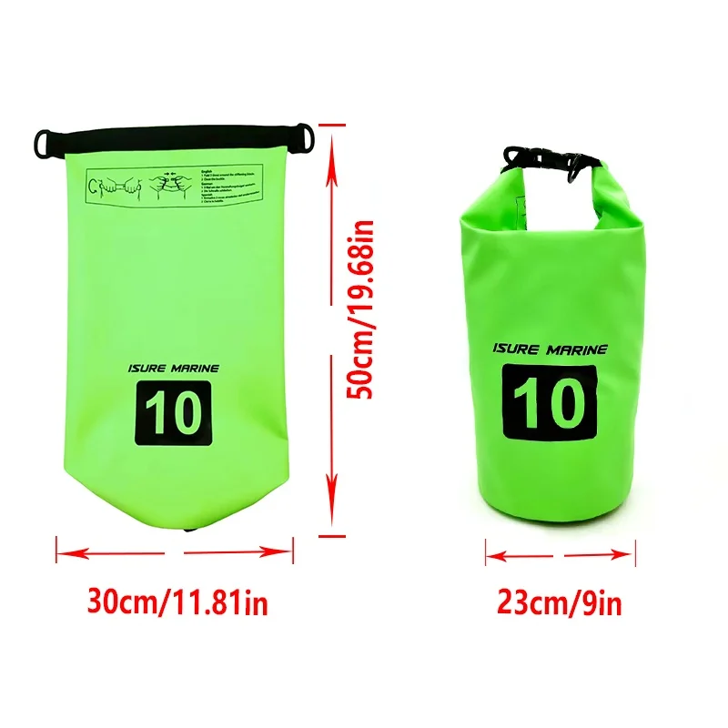 ISURE MARINE 2-in-1 PWC Sand Bag Anchor 10L With Adjustable Buoy For Small Boats, Power Watercrafts, Canoes And Kayaks