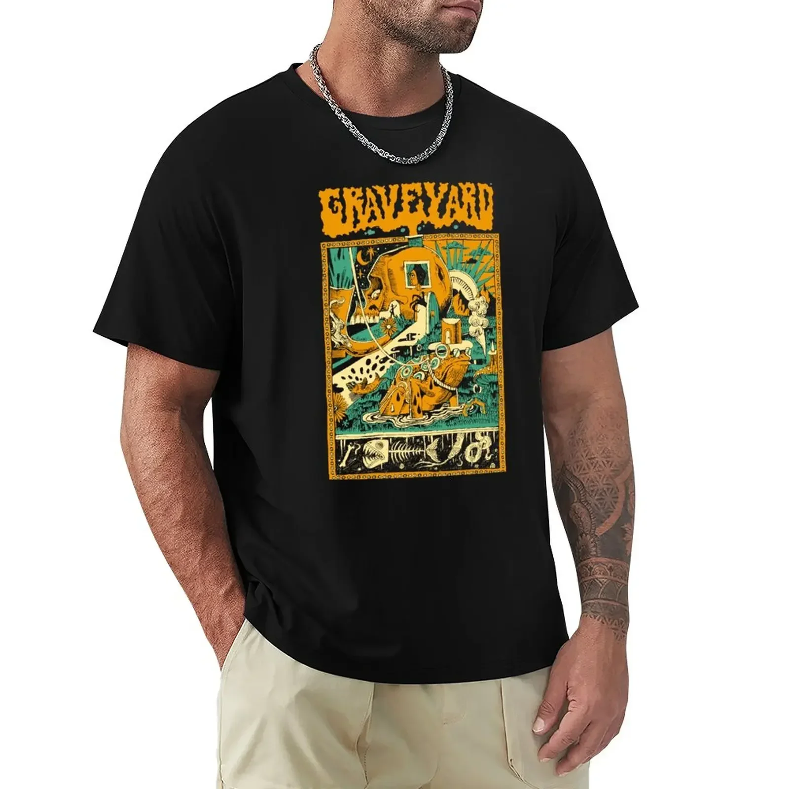 Graveyard T-Shirt vintage clothes cheap stuff oversized t shirt customs design your own sweat shirts, men