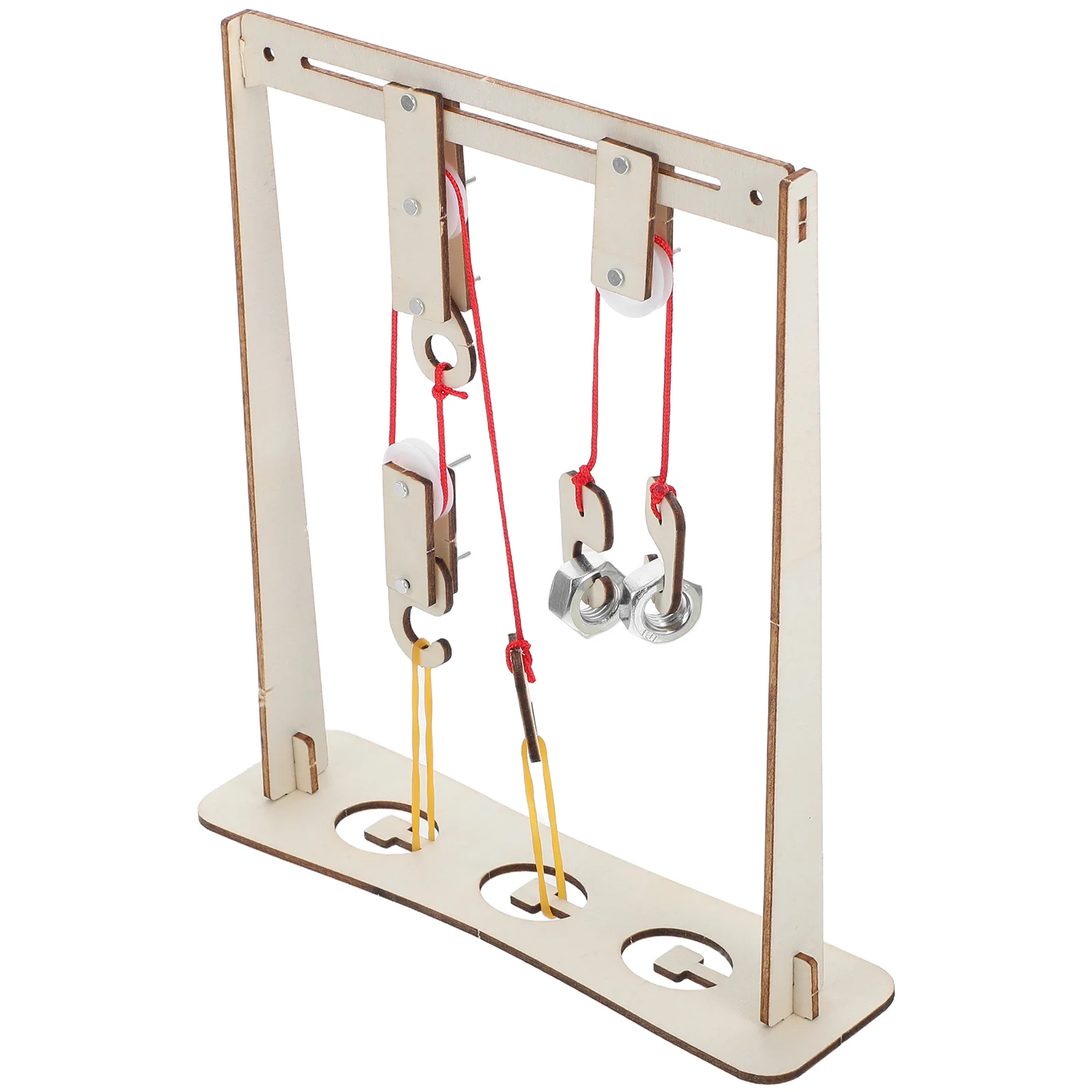 Kran Riemenscheibe System Kit Block Ständer Halterung Physik Experiment Blöcke Halter Gizmo Lehrmittel