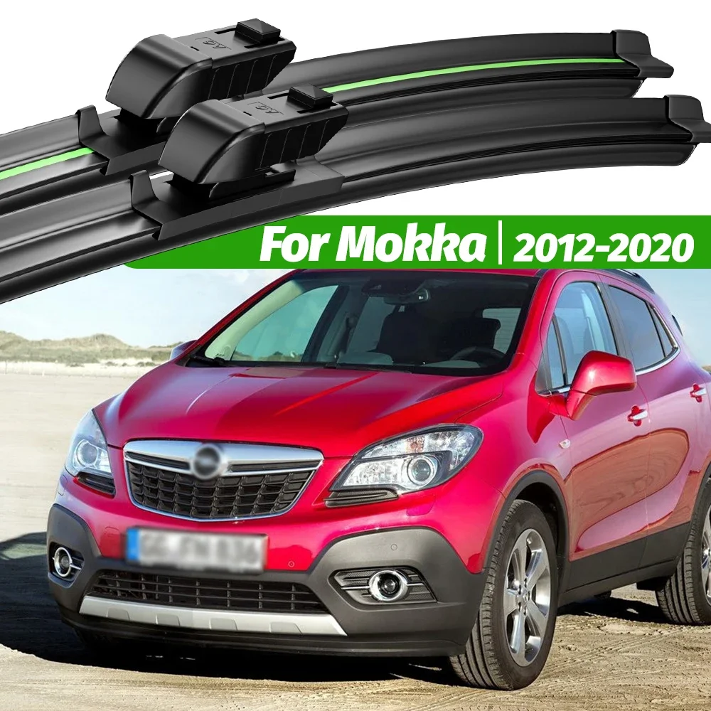 

For Opel Mokka 2012-2020 2pcs Front Windshield Wiper Blades 2013 2014 2017 2018 2019 2020 2021 Windscreen Window Accessories