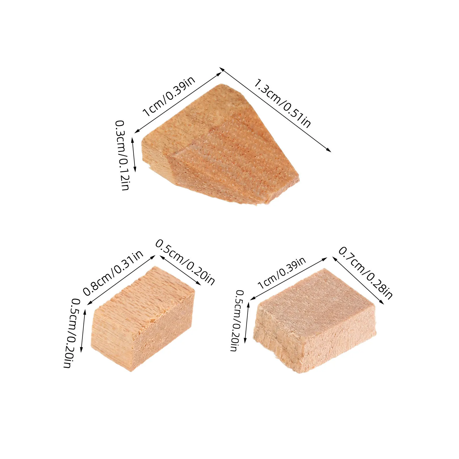 3Set Busur Biola Cork Kayu Fiddlestick Wedges Suku Cadang Pengganti Profesional Busur Biola Plugs Alat Perbaikan Latihan