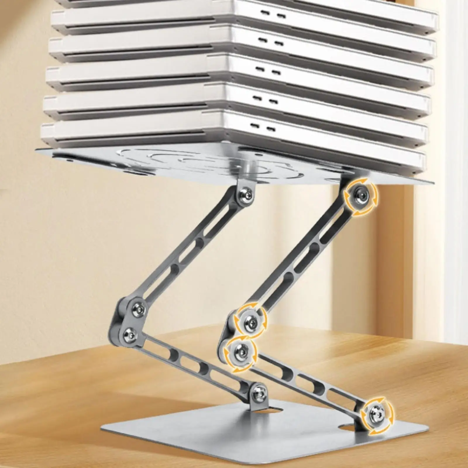 Book Stand with Page Clips Hands Adjustable Book Holder Ergonomic Metal Textbook Stand for Students, Readers, Desk, Learning,