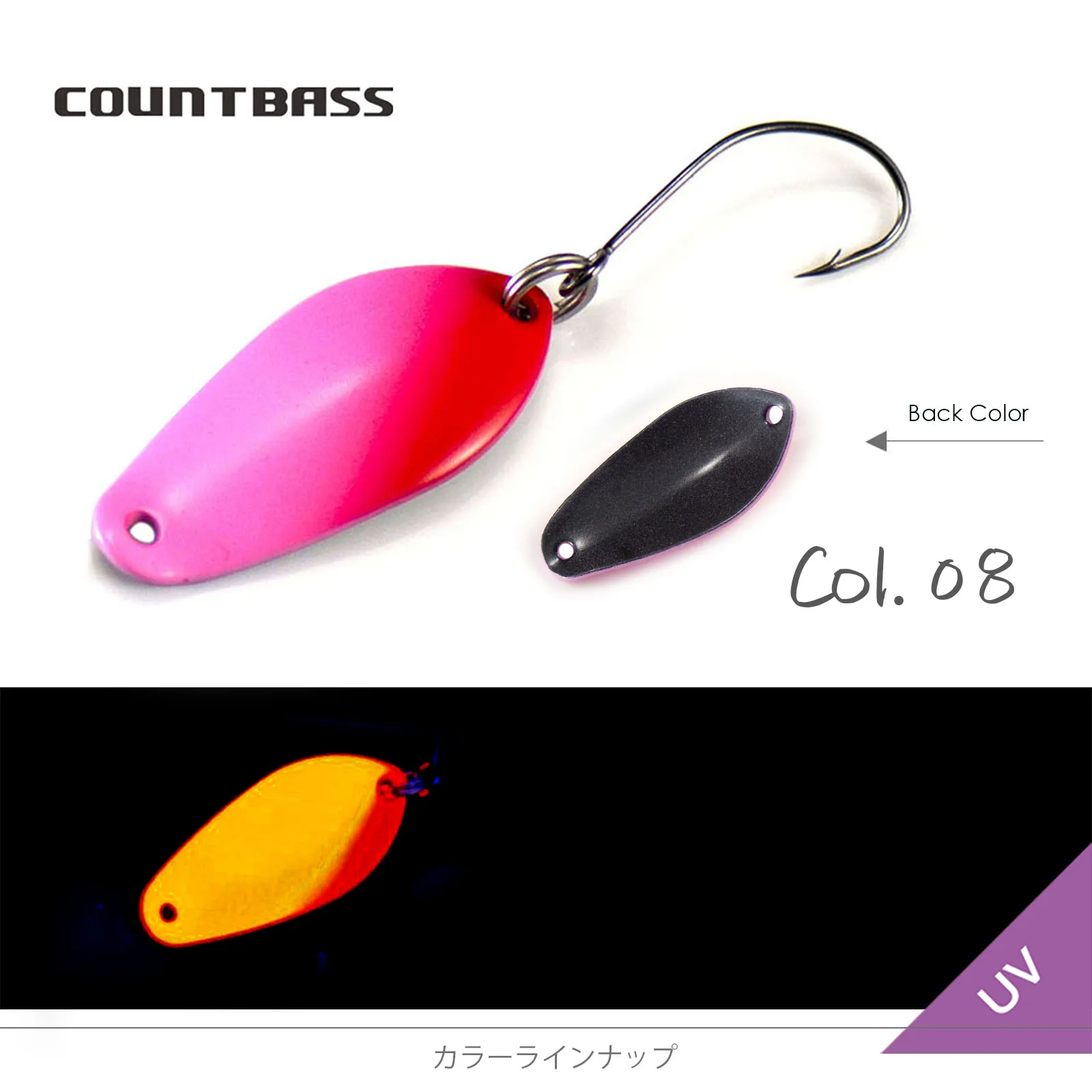 Countbass-Gusslöffel mit koreanischem Einzelhaken, Größe 30 x 13,5 mm, 3 g, 7/64 Unzen, Lachsforellen-Barsch-Angelköder, Crappie-Fischköder – Detail 10