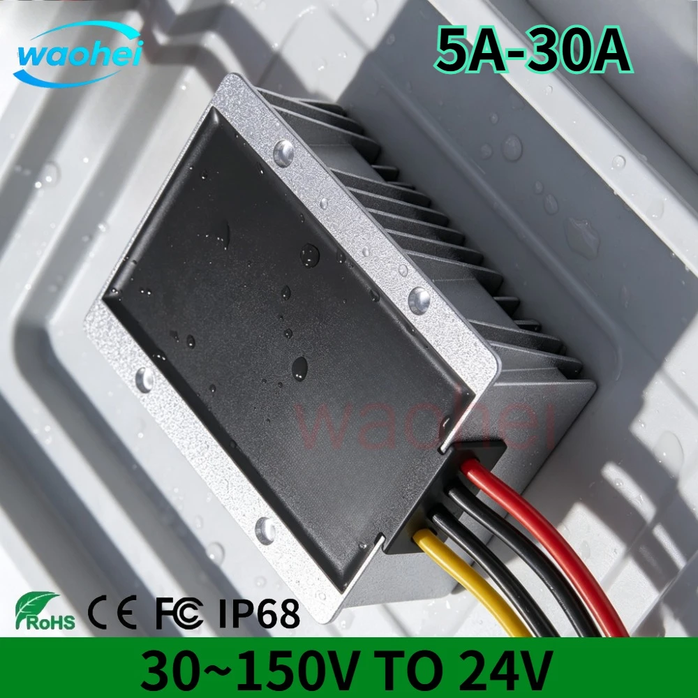 48V to 24V 36V 48V 60V 72V 96V to 24V 5A-30A DC Converter Reduction Module Voltage Reducer 120V to 24V Power Supply Voltage CE