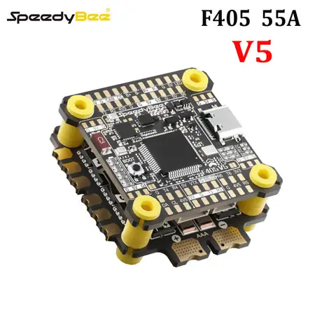 SpeedyBee F405 V5 OX32 55A 30x30 Modelvliegtuigen FC ESC Stack Flight Controller voor RC Freestyle FPV Racing Drones