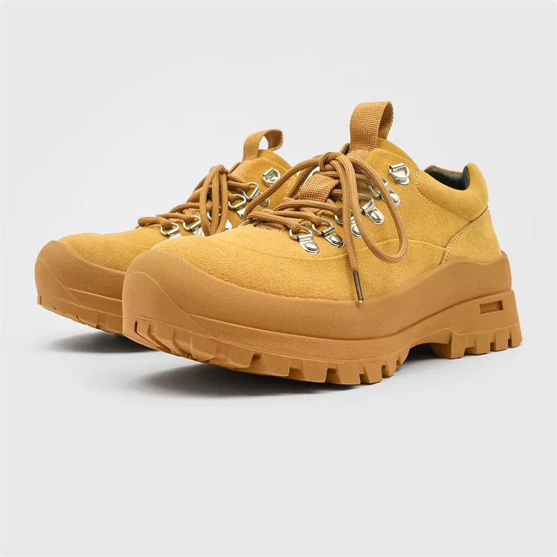 

High Quality Men Casual Shoes Fashion Lace-up Men Chunky Sneakers Outdoor Comfortable Male Low-top Casual Sport Shoes