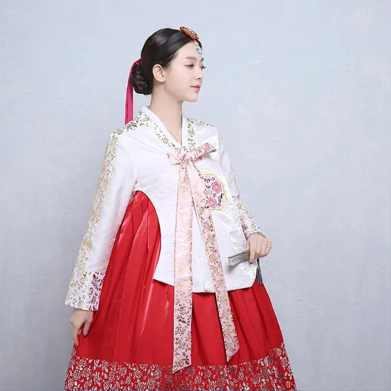 Korean Traditional Wedding Hanbok for Women Palace Korean Hanbok Dress Ethnic Minority Dance Ccostume Oriantal Clothing Outfit 9