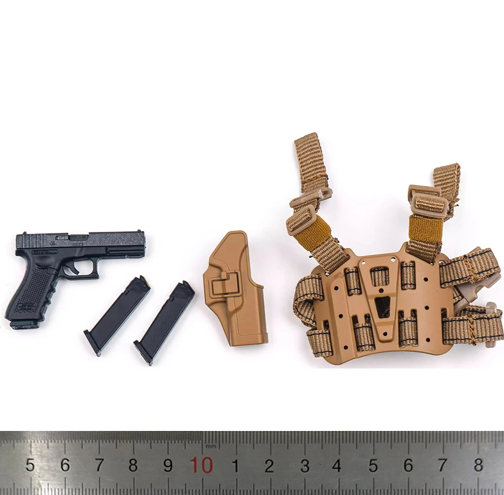 

1/6 Easy&Simple ES 26060RA Russian SSO Special Operation Forces Secondary Weapon Model G17 Holster Clip PVC Material Not Real