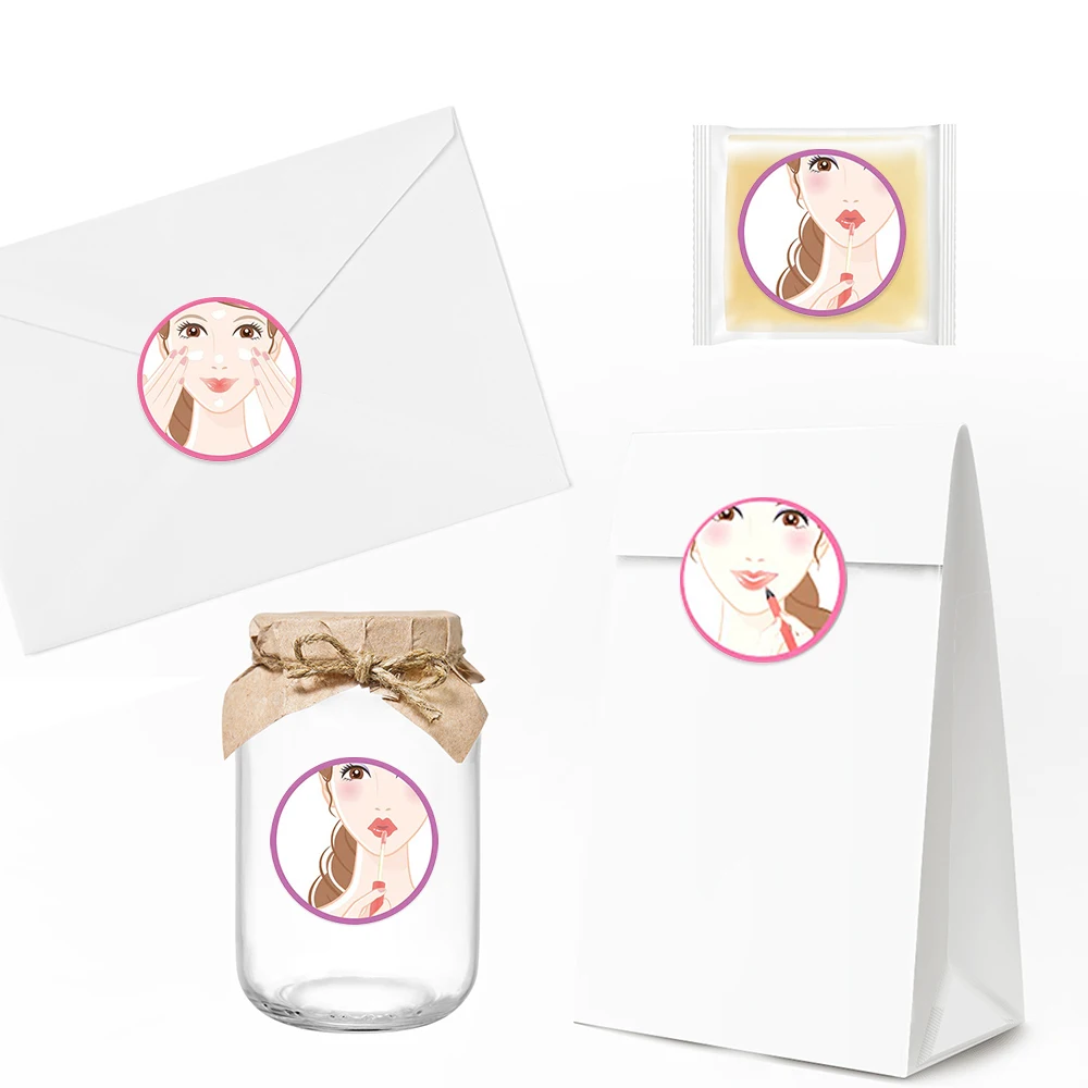 Spa Make Up Partyzubehör Kosmetik Alles Gute zum Geburtstag Banner Papier Goodie Bags mit Aufklebern Mädchen Frauen Geburtstag Party Dekoration – Detail 10