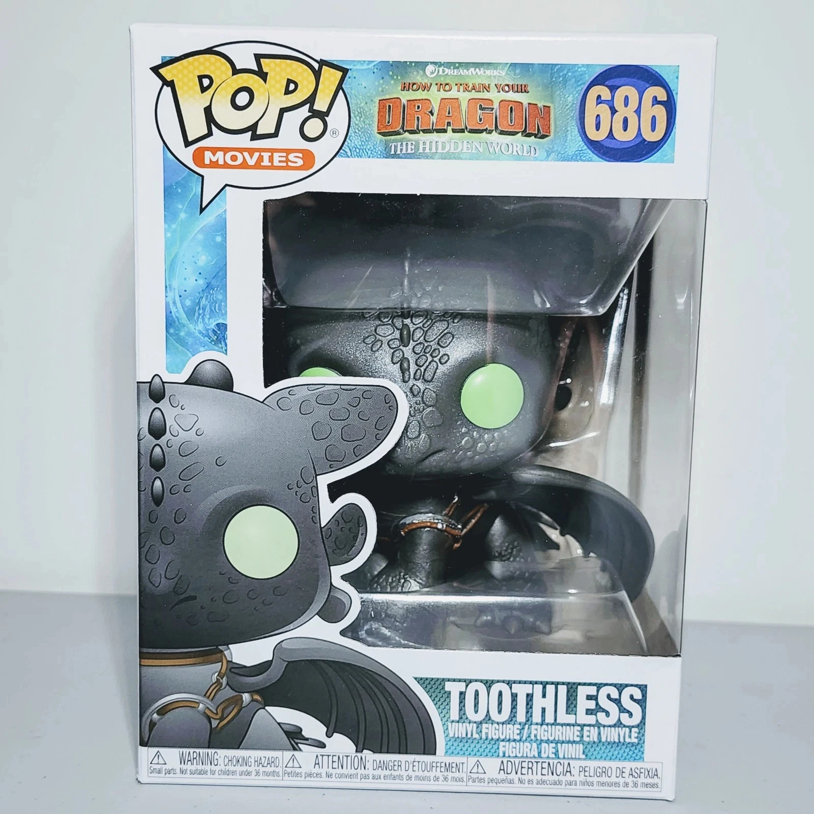 

How to Train Your Dragon Figures Toothless #686 Funko Pop Vinyl Figure Collectible Limited Edition Model Toy Children's Toy Gift