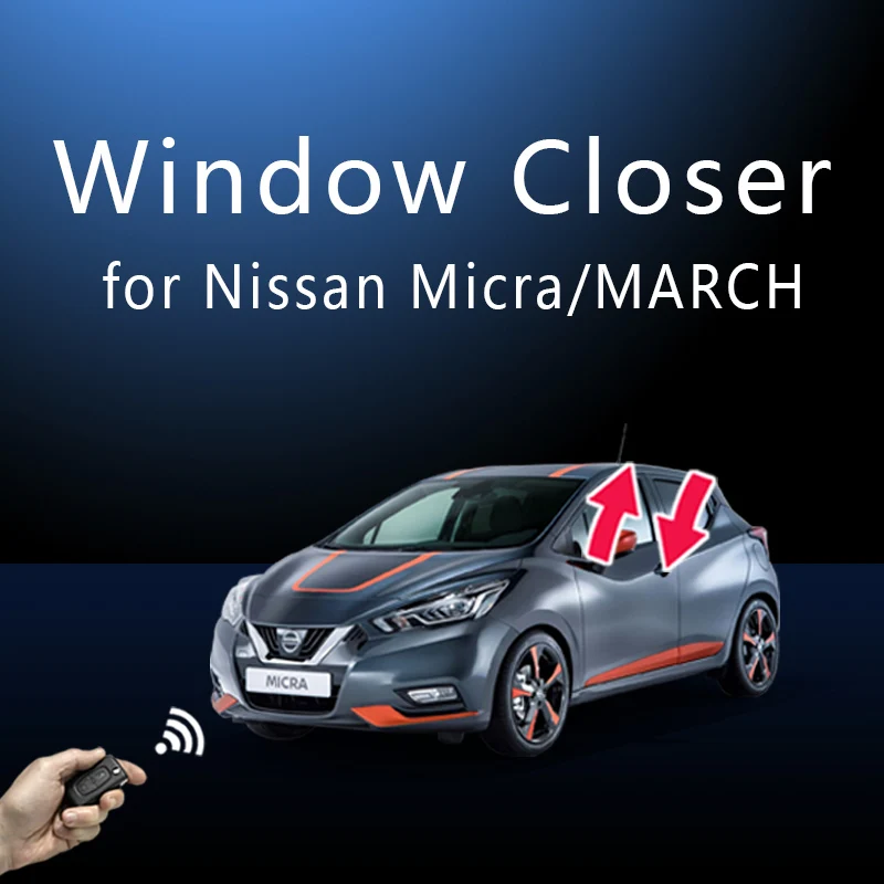 

Car Window Lifter Closer For Nissan March Micra K13 K14 Car Accessories Automatic Intelligent Close Open Control by Key Kit