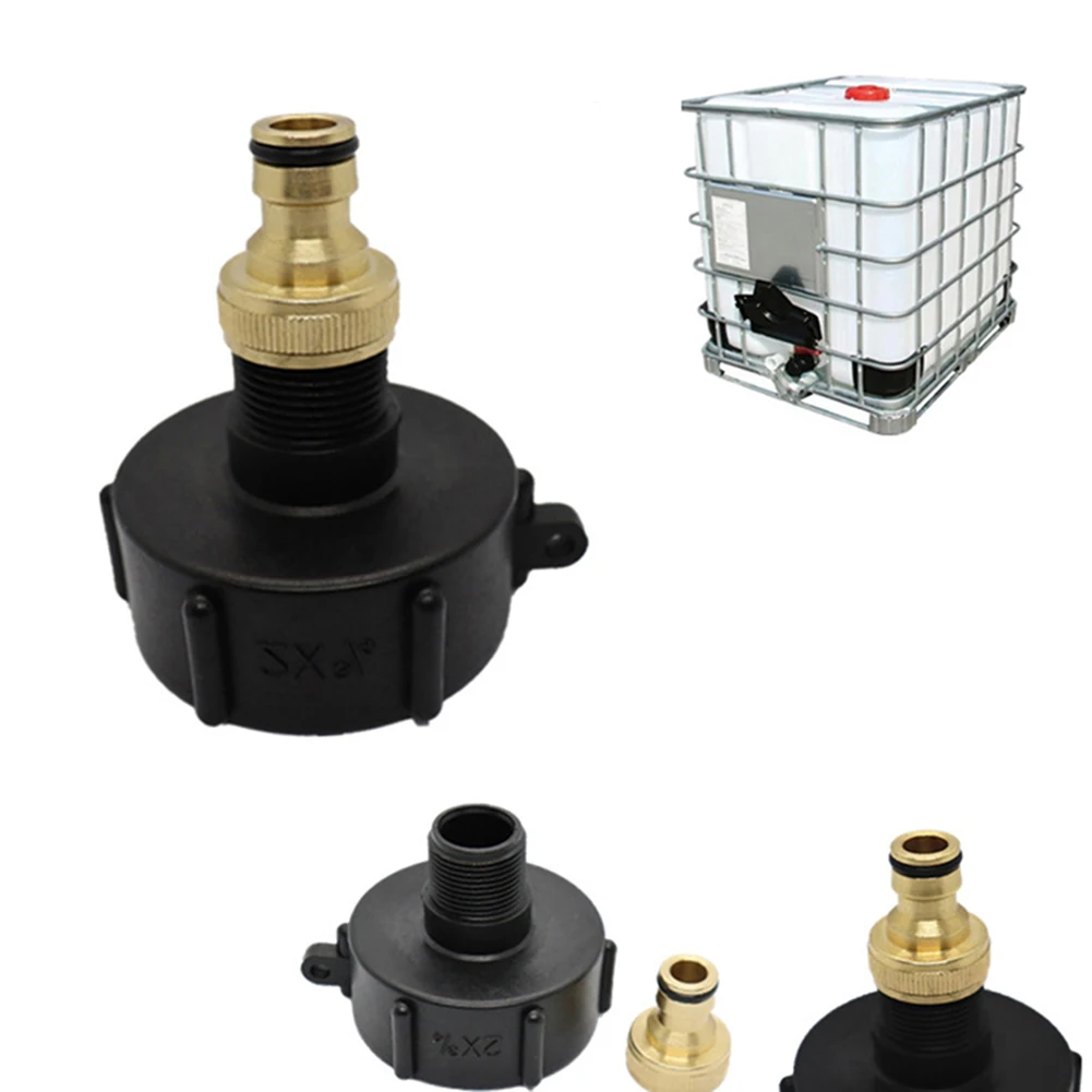 Adapter IBC Tank Connector 3/4 Threaded Connector Plastic+Brass S60X6 Threaded Cap Practical Replacement High Quality