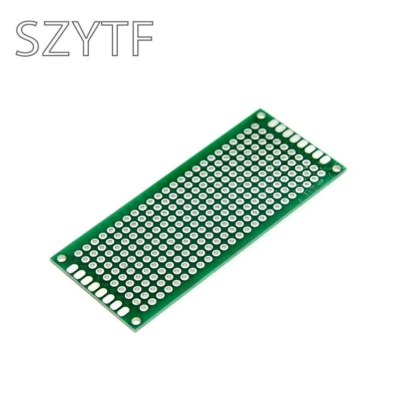 5pcs/bag Two-sided  HASL 3 * 7CM Breadboard /  Thick 1.6MM Glass Material 2.54mm Universal Plate