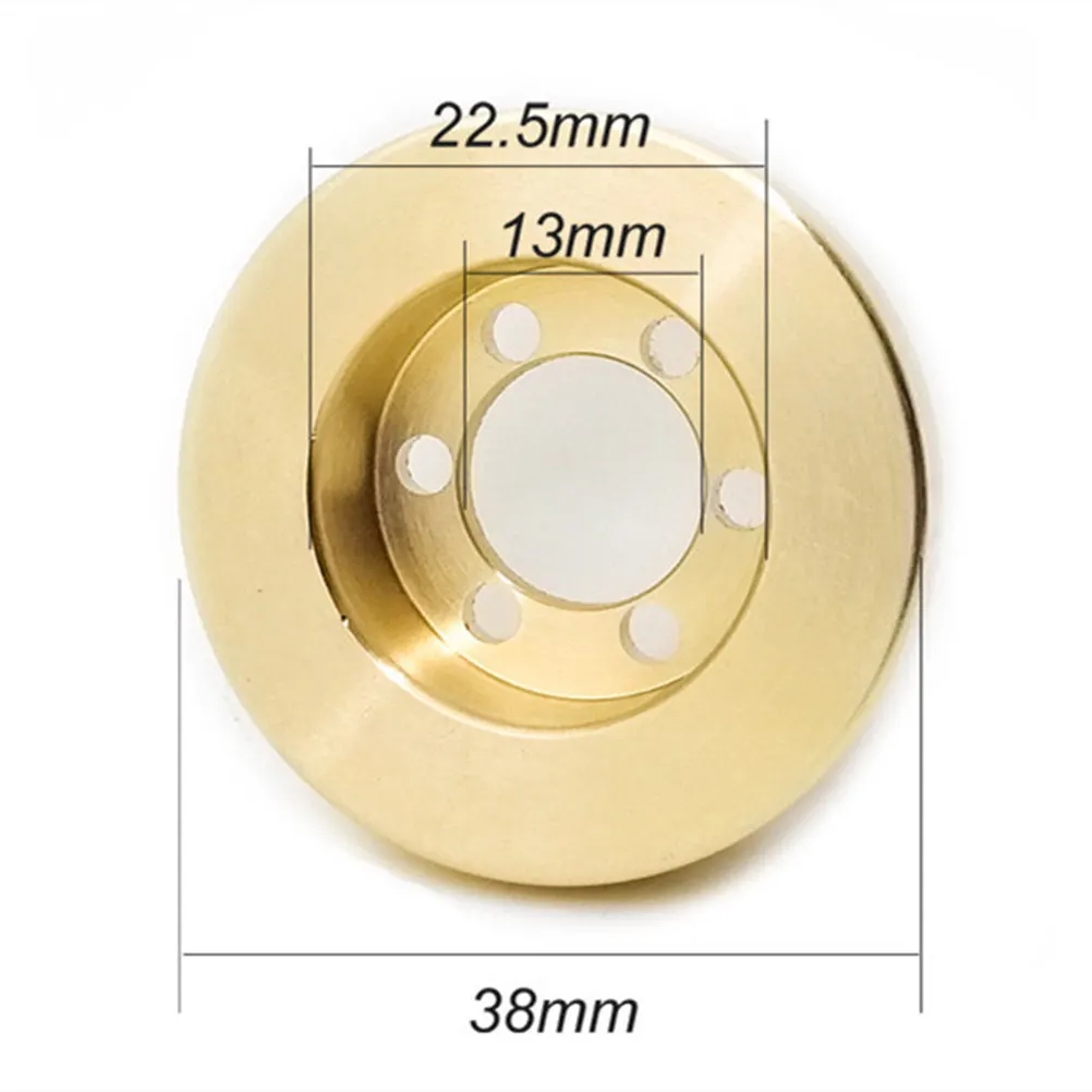 

4Pcs High Quality Metal Rc Car Wheel Hub Counterweight Wheel Rim for 110 Rc Crawler Balance Counterweight for Crawler