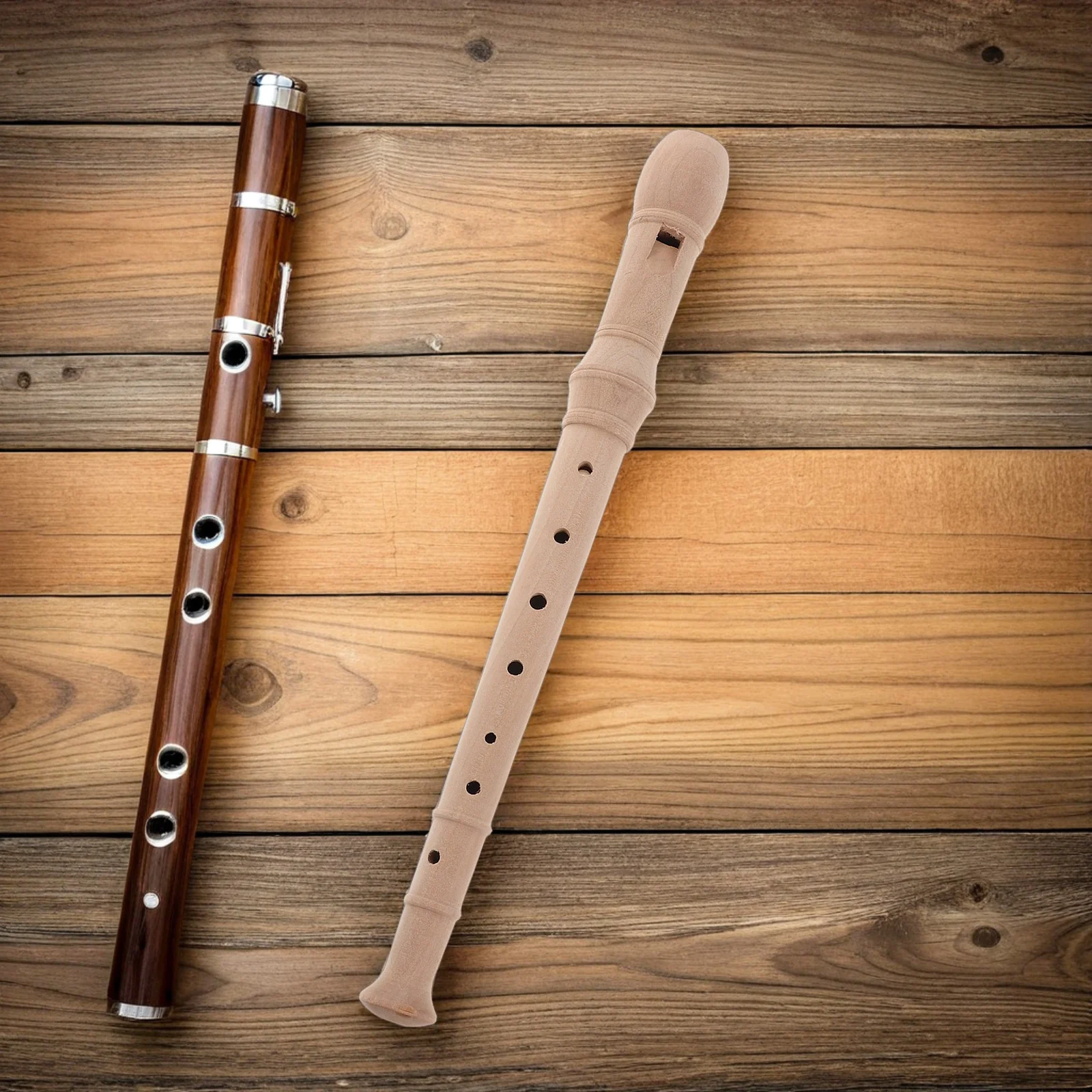 

Wooden Recorder Lightweight Soprano Flute For Beginners Music Practice Instrument School Class Home Use Wind