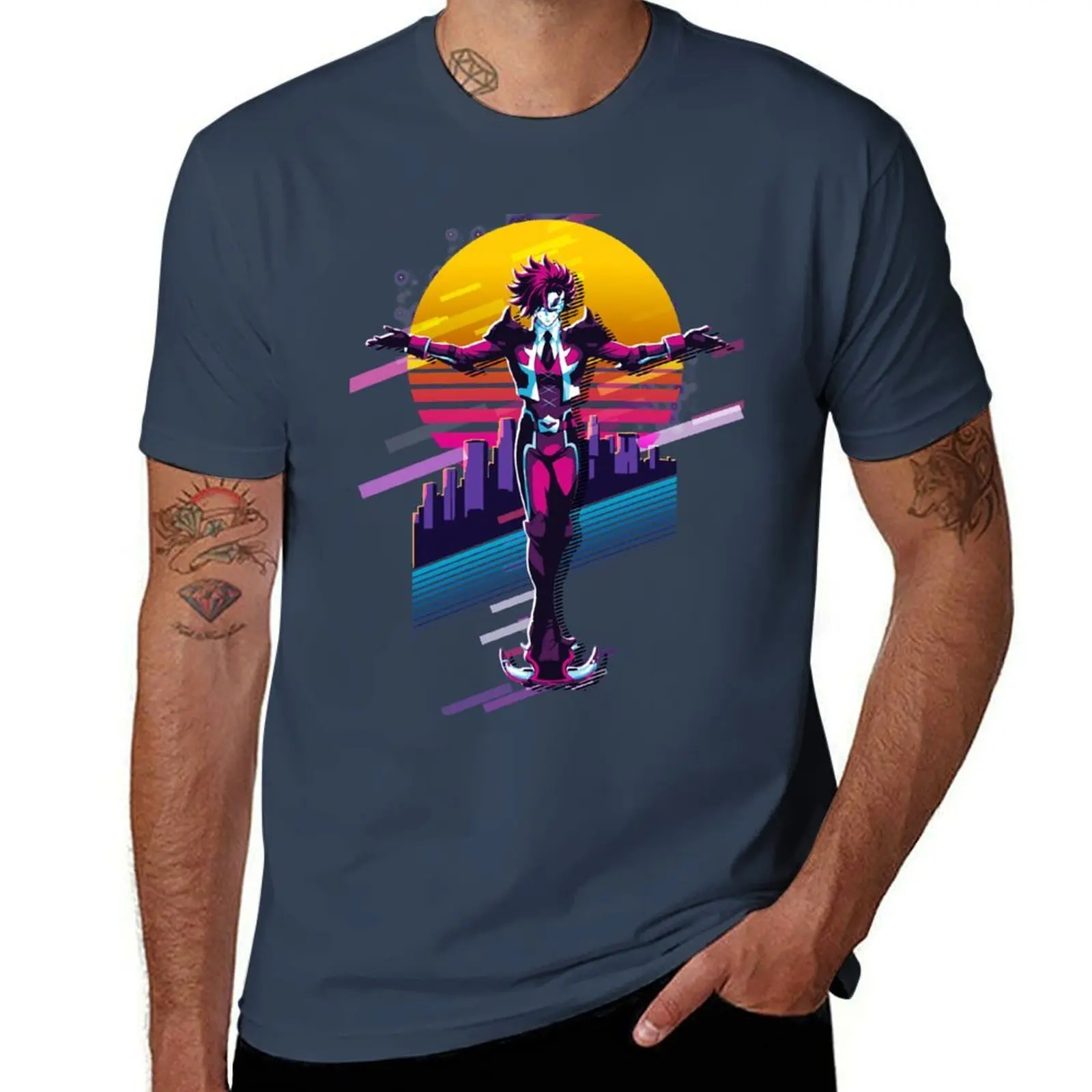 

SK8 the Infinity - Adam *80s retro* T-Shirt anime tshirt cotton t shirt man T-Shirt