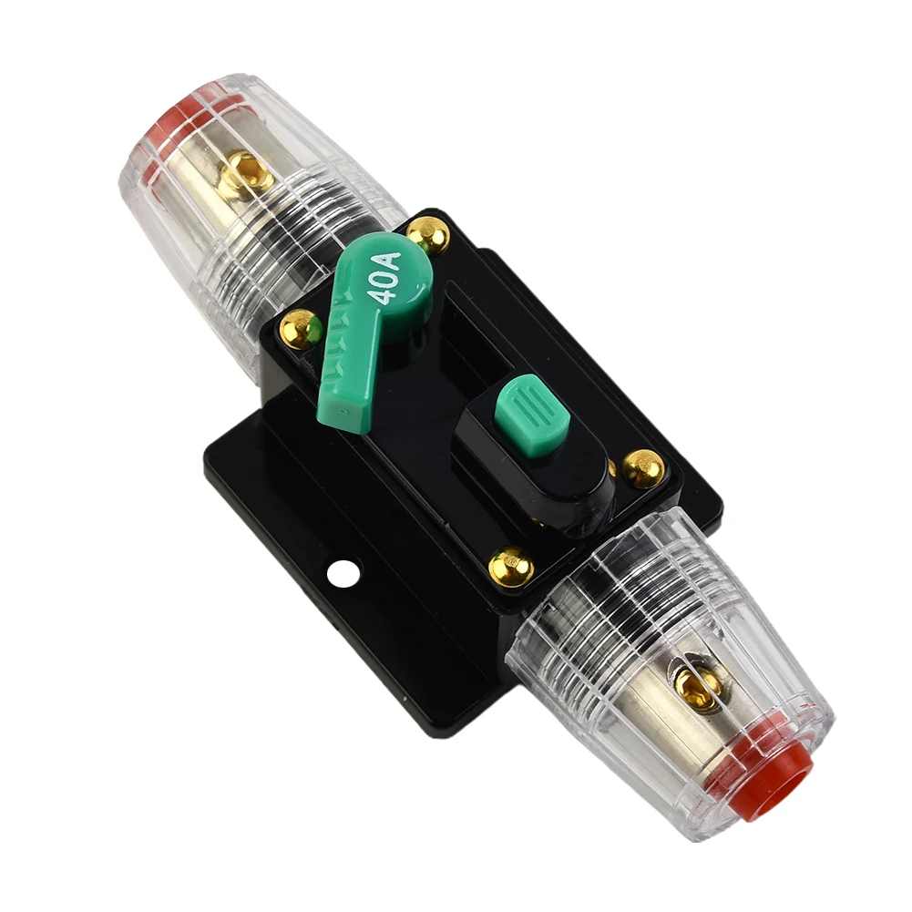 12V 24V 48V DC Leistungsschalter-Sicherung Reset 10A 100A AMP für den Einsatz im Automobil- und Schiff mit wasserdichtem Gehäuse und manuellem Override