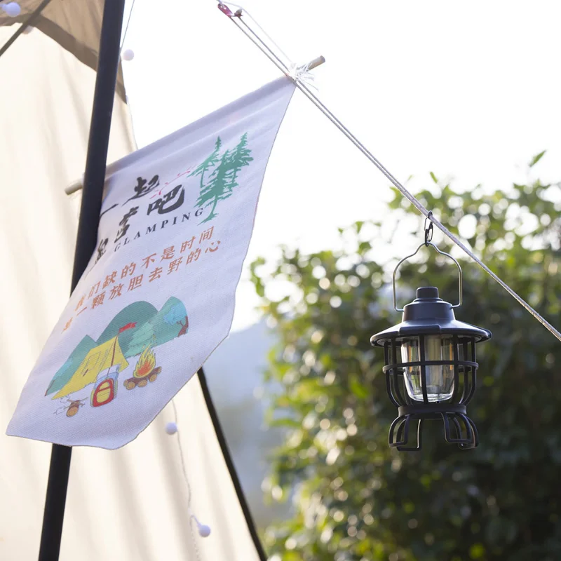 Lampe d'ambiance Portable Rechargeable, 3 modes, intensité variable, USB, éclairage de Camping