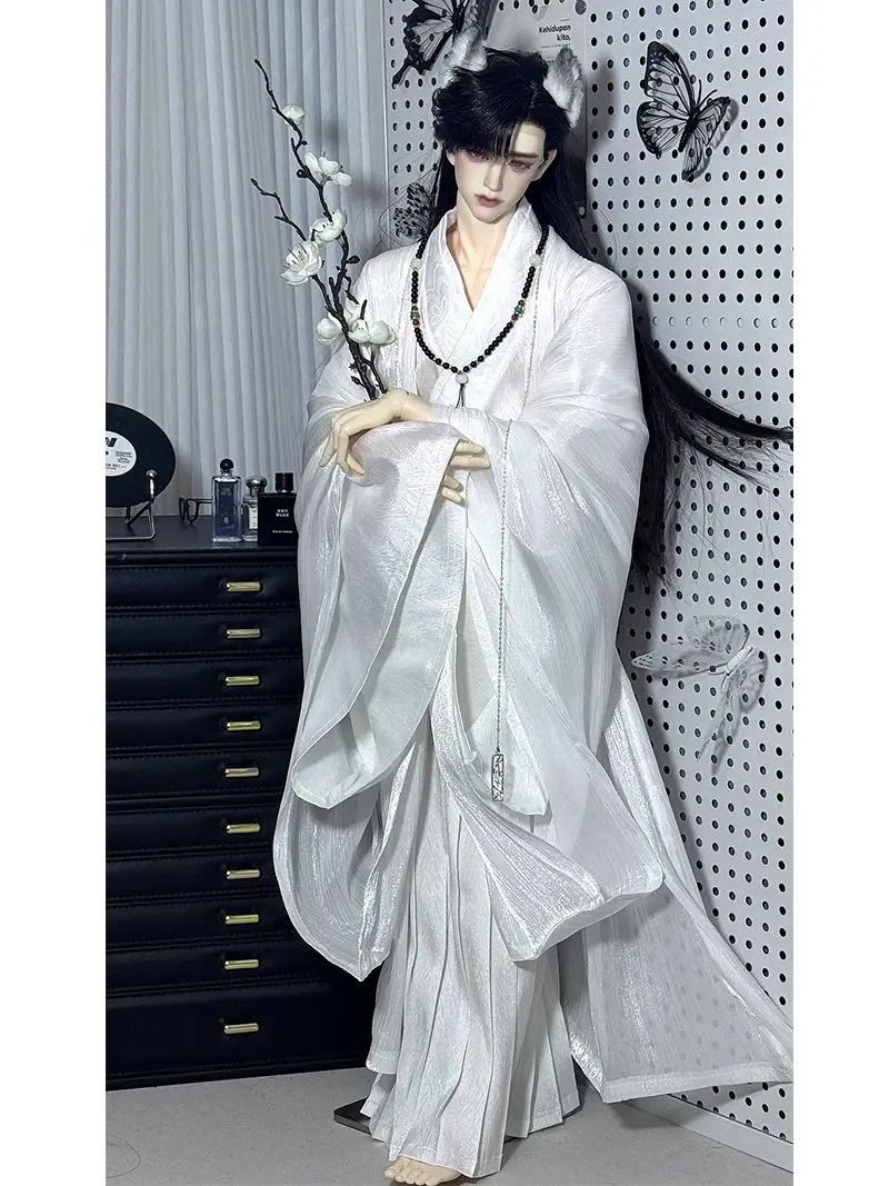 

1/3 Doll's Clothes Suit for 75cm, 77cm Male Bjd Doll Hanfu Set Ancient Style Handsome Toys Dress Up Doll Accessories, No Doll