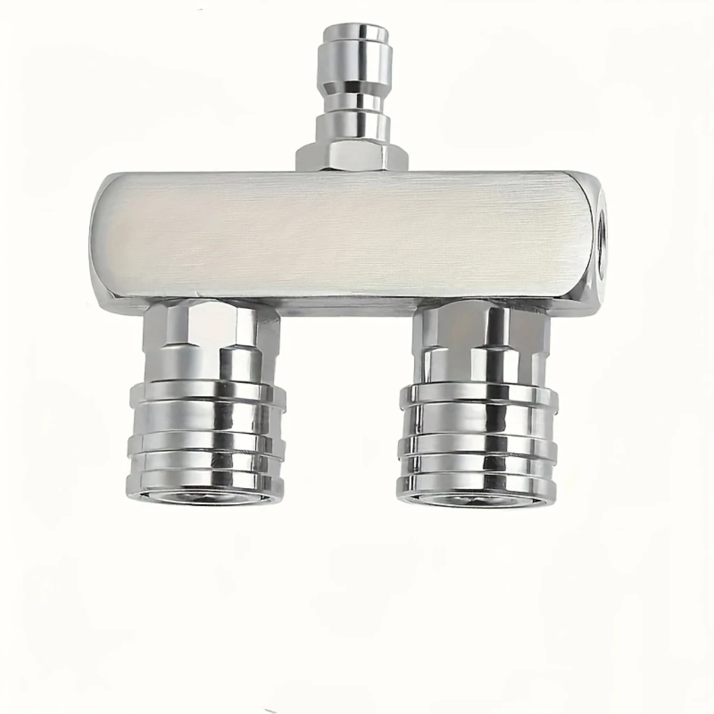 Pressure Washer Dual Nozzle Quick Connectors 1/4 inch Double Sprayer Tips