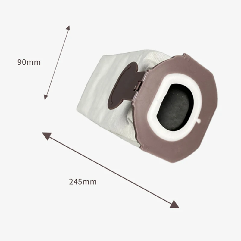 A23T 12 Pack Vacuum Cleaner Bags for Vorwerk Kobold VK7 FP7 Replacement Dust Bag Filter Bag Vacuum Cleaner Parts