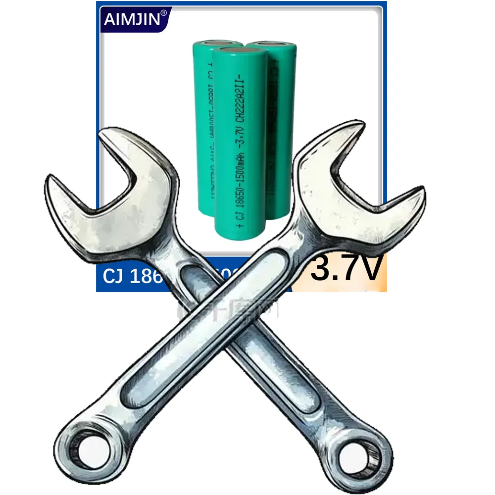 100% Real Capacity 3.7V 1500mAH 18650 Lithium Ion Rechargeable Battery, Suitable for Various Electronic Products
