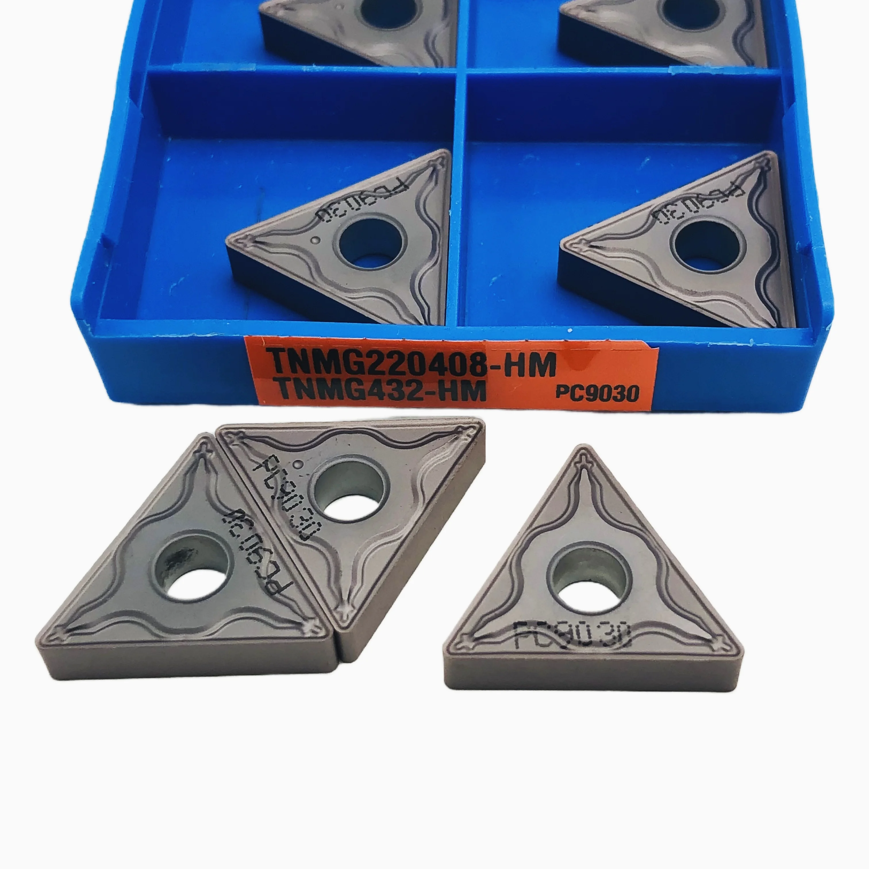 Hoja de aleación dura de acero inoxidable, 10 piezas, TNMG220404-HM, TNMG220408-HM, alta calidad, TNMG220404 220408 PC9030 NC3020