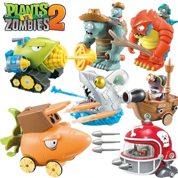 Oryginalne licencjonowane Plants vs Zombies 2 Mechanical Shark Wild West Gargantuar Nowe figurki do gier Figurki Model Dzieci Prezenty dla chłopca
