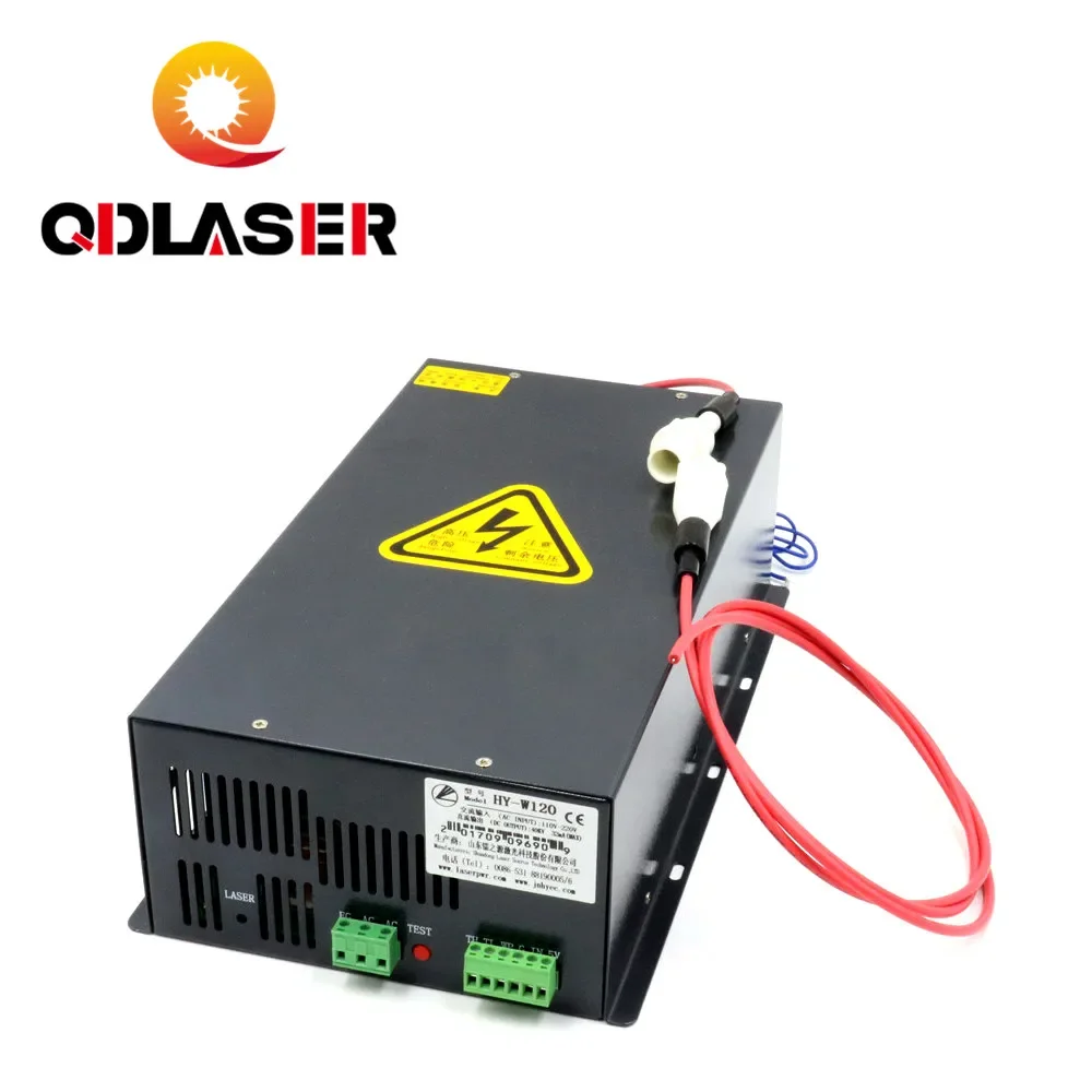 QDLASER 100w-120w Co2 Laser Power Source For 80w 100w 120w Laser Glass Tube