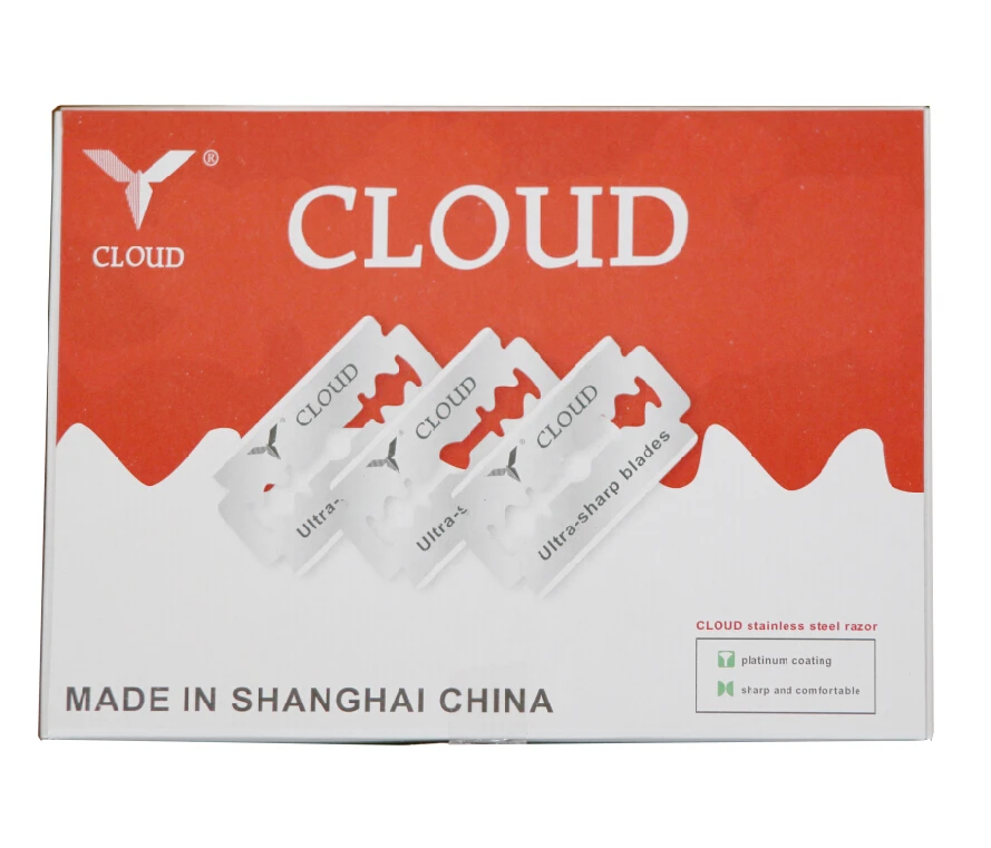 100pieces/ lot ,Wholesale  Cloud Cut Special Razor Blades/ Sharp blade for hair razor with removable blades